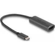 DeLOCK 64229 video kabel adapter 0,2 m USB Type-C HDMI Zwart