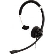 V7 HA401 hoofdtelefoon/headset Hoofdband Zwart, Zilver