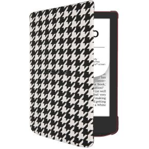 PocketBook Shell - Rhombus Cover for Verse / Verse Pro e-bookreaderbehuizing Zwart, Wit