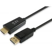Equip-119391-video-kabel-adapter-3-m-DisplayPort-HDMI-Zwart