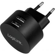 LogiLink-PA0218-USB-wall-charger-2-aansluitingen