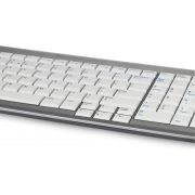 BakkerElkhuizen-UltraBoard-960-Standard-Compact-USB-AZERTY-Grijs-Wit-toetsenbord