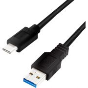 LogiLink-CU0167-USB-kabel-0-5-m-3-2-Gen-1-3-1-Gen-1-USB-A-USB-C-Zwart