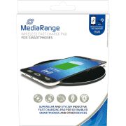 MediaRange MRMA118 oplader voor mobiele apparatuur Smartphone Zwart USB Draadloos opladen Snel oplad