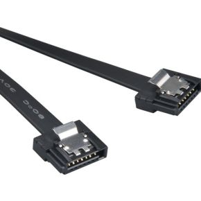 Akasa AK-CBSA05-BKT2 SATA-kabel 0,5 m SATA 7-pin 2 x SATA 7-pin Zwart