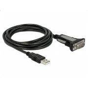 DeLOCK 65962 kabeladapter/verloopstukje USB 2.0 A RS-232 Zwart