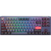 Ducky-One-3-Cosmic-Blue-TKL-Gaming-Tastatur-RGB-LED-MX-Ergo-Clear-US-USB-toetsenbord