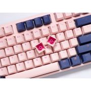 Ducky-One-3-Fuji-USB-QWERTY-Amerikaans-Engels-Roze-Paars-toetsenbord