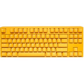 Ducky One 3 Yellow TKL Gaming Tastatur RGB LED - MX-Clear US USB toetsenbord