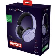Trust-GXT-489P-FAYZO-Headset-Bedraad-Hoofdband-Gamen-Zwart-Paars