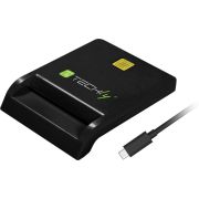 Techly I-CARD CAM-USB2TYC smart card reader Binnen Wit USB 2.0