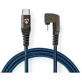 Nedis Data- en oplaadkabel | USB-C Male naar Apple Lightning 8-pins Male | 180°-aansluiting voor gamin