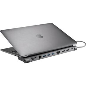 XtremeMac XWH-CDH-13 laptop dock & poortreplicator USB 3.2 Gen 1 (3.1 Gen 1) Type-C Grijs