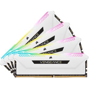 Corsair DDR4 Vengeance RGB Pro SL 4x8GB 3200 White Geheugenmodule