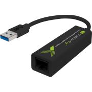 Techly IDATA USB-ETGIGA3T2 USB Type-A RJ45 8P8C Zwart