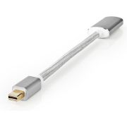 Nedis Mini DisplayPort-Kabel | DisplayPort 1.2 | Mini-DisplayPort Male | HDMI© Output | 21.6 Gbps | Verg