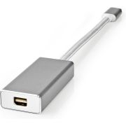 Nedis-USB-Adapter-USB-3-2-Gen-1-USB-C-copy-Male-Mini-DisplayPort-5-Gbps-0-20-m-Rond-Verguld-