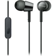 Sony MDR-EX155AP Headset In-ear 3,5mm-connector Zwart