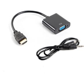 Lanberg AD-0017-BK video kabel adapter 0,2 m HDMI-A VGA Zwart