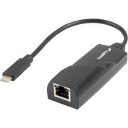 Lanberg-NC-1000-02-tussenstuk-voor-kabels-USB-C-RJ-45-Zwart
