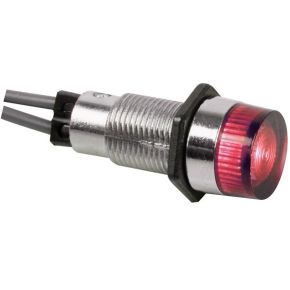 Image of Ronde Signaallamp 13mm 12v Rood