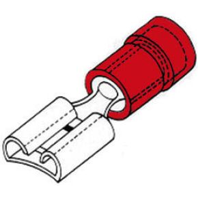 Image of Vrouwelijke Connector 2.8mm Rood