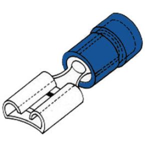 Image of Vrouwelijke Connector 4.8mm Blauw