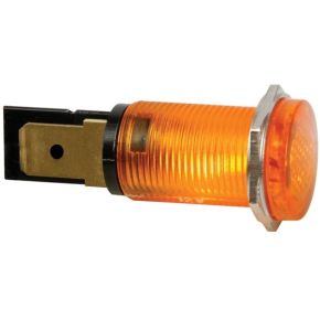 Image of Ronde Signaallamp 14mm 12v Oranje