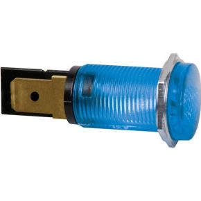 Image of Ronde Signaallamp 14mm 220v Blauw