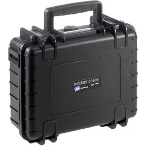 Image of B&W Outdoor Case Type 1000/B zwart met GoPro 4 Inlay