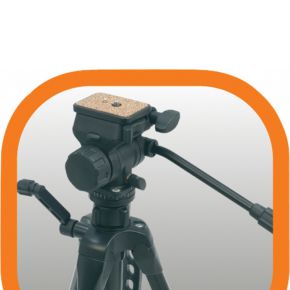 Image of Camlink CL-TPPRE23 Premium Camera/video Statief Pan & Tilt 160 Cm Zwart