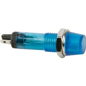 Image of Ronde Signaallamp 8mm 220v Blauw