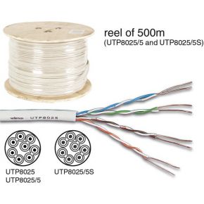 Image of Utp Kabel Cat5e 4 X 2 X 0.51mm Ivoor / 4 Twisted Pairs - 500m