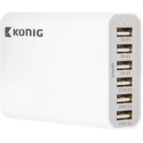 Image of König CS100UW001WH oplader voor mobiele apparatuur