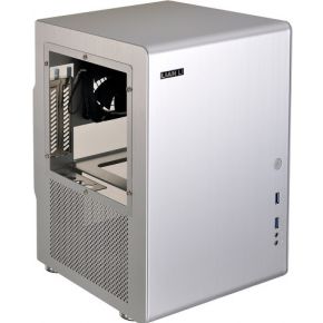 Image of Lian Li PC-Q33WA Mini-Toren Zilver computerbehuizing