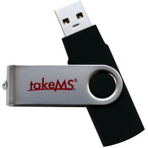 Image of TakeMS MEM-Drive Mini Rubber 16GB 16GB USB 2.0 Zwart USB flash drive