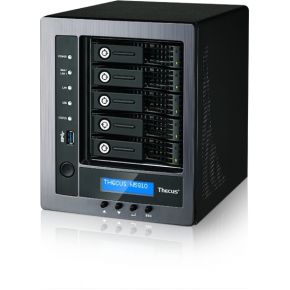 Image of Thecus N5810 Desktop Ethernet LAN Zwart data-opslag-server