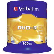 Verbatim DVD-R 16X 100st. Cakebox