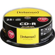 1x25 Intenso CD-R 80 / 700MB 52x Speed. Cakebox Spindel