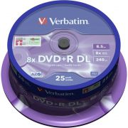 Verbatim DVD+R DL 8X 25st. Spindle