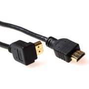 ACT 0,5 meter HDMI 8K High Speed kabel v2.0 HDMI-A male haaks - HDMI-A male recht