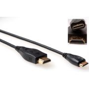 ACT 2 meter HDMI High Speed kabel v1.4 HDMI-A male - HDMI-C male