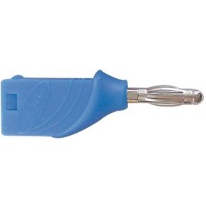 Image of Banana Plug 4mm Stackable - Blue - (5 st.)