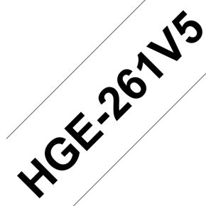 Image of Brother HG-261V5 36mm Black/White (5 Pack) High