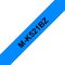 Brother Labelling Tape - 9mm, Black/Blue, Blister