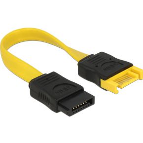 Image of DeLOCK SATA-kabel 6Gbps 0,1m Geel
