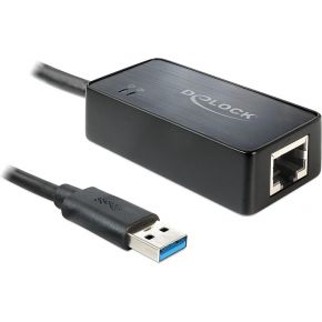 Image of DeLOCK - Adapter USB 3.0 \u003e Gigabit LAN 10/100/1000 Mb/s (62121)