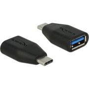DeLOCK 65519 USB 3.1 Gen 2 Type-C USB 3.1 Gen 2 Type-A Zwart kabeladapter/verloopstukje