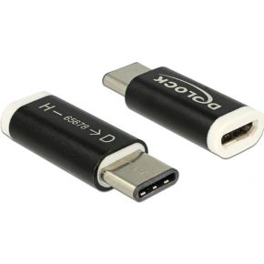 Image of Adap. USB 2.0 C - MicroB St/Bu Bk