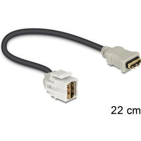 Image of DeLOCK HDMI - HDMI, 0.22m